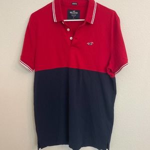 Hollyster Polo Shirt Epic Flex Stretch Men Sz L slightly used